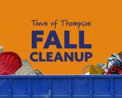 The Town of Thompson in New York is hosting a fall cleanup.