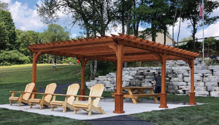 Pergola at East Mongaup Park