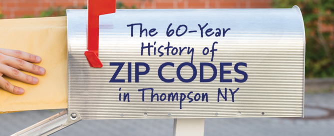 Town of Thompson Zip Code History Celebrating 60 Years