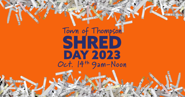 Have your documents securely shredded to prevent identity theft