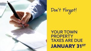Tax Bills Due Jan 31st