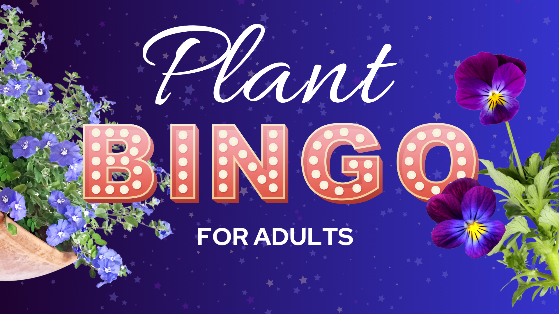 Plant Bingo Night for Adults April 2025
